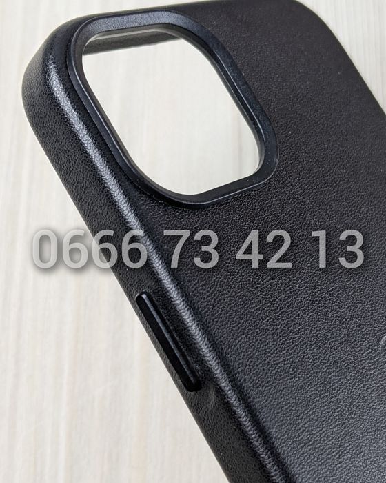 Чехол кожаный на iPhone 14 чохол шкіряний