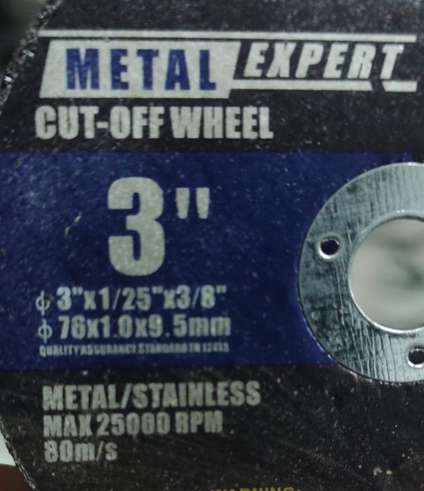 Discos para rebarbadora da Parkside pequena.