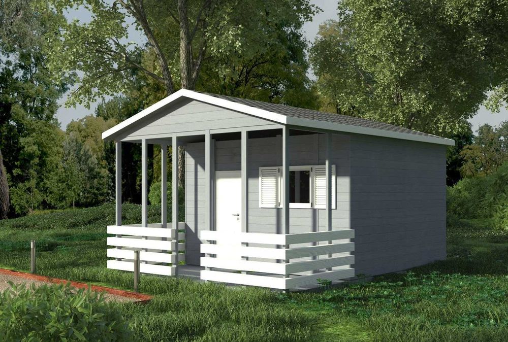 Domek letniskowy ogrodowy całoroczny 8x4 15mm