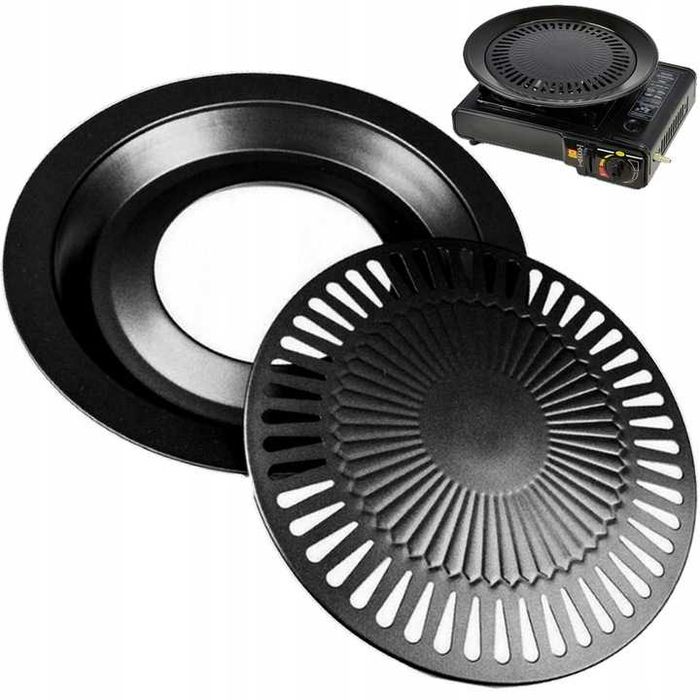 NAKŁADKA GRILLOWA Grill Do Kuchenki TURYSTYCZNEJ Gazowej Gaz Kartusz