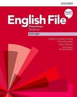 English File. Elementary Workbook + key, Fourth Edition. Oxford