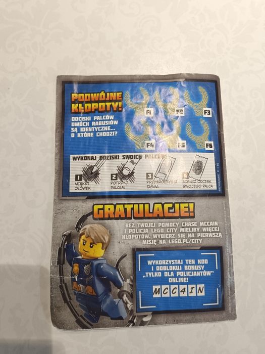 Archiwalny Komiks LEGO city z 2017