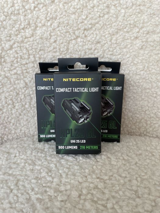 Nitecore NPL25 GL Ліхтар Пістолетний з ЛЦУ (з Лазерем та Акумулятором)