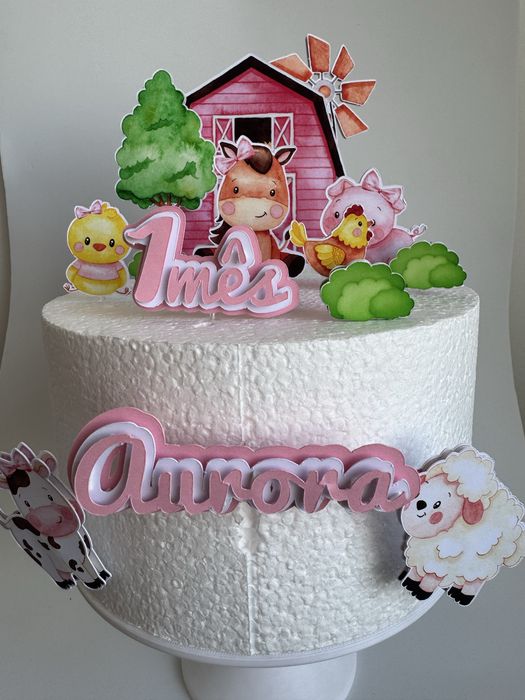 Topo de bolo personalizado