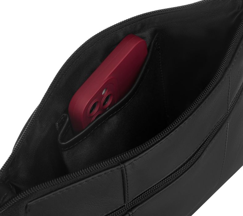 listonoszka skórzana na regulowanym pasku - peterson