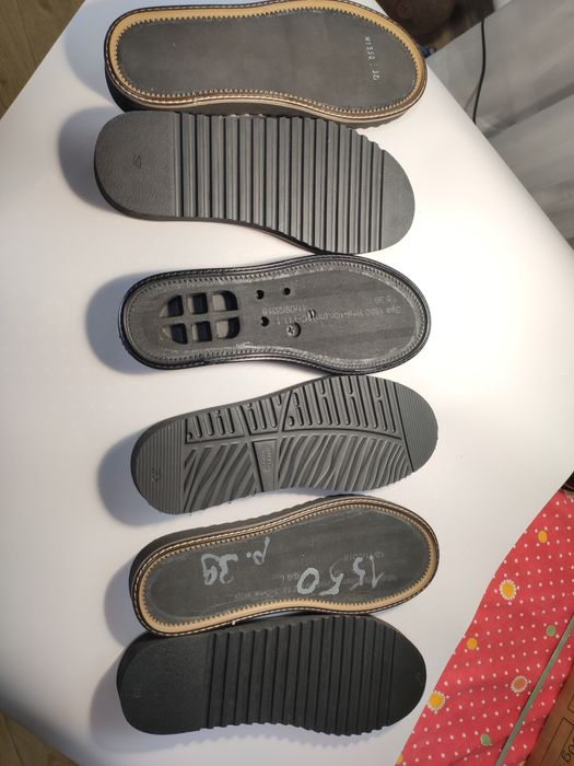 Подошва обувная ПУ, ЭВА