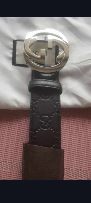 Pasek Gucci skórzany