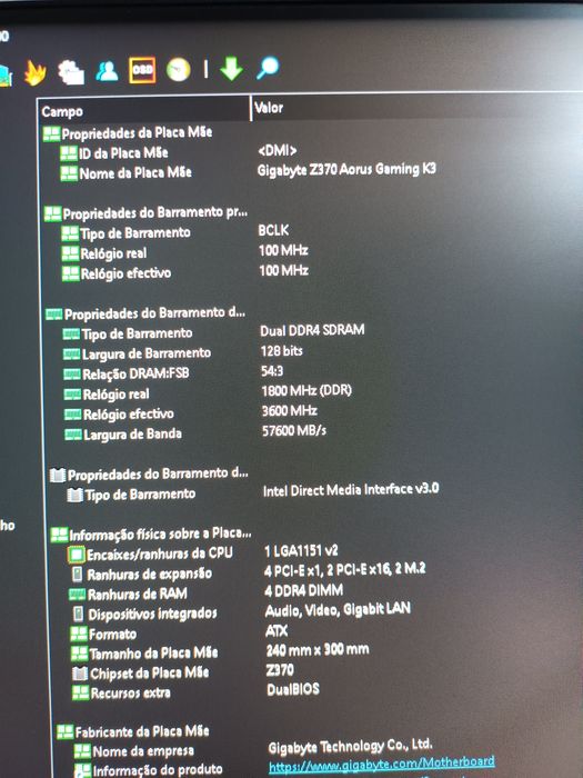 i7 8700K + Z370 AORUS GAMING K3 + 16 GB DDR4