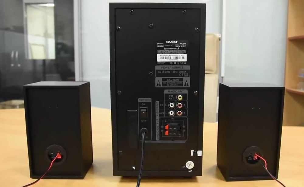 Акустична система 2,1 FM SD Bluetooth USB Мультимедийная акустика SVEN