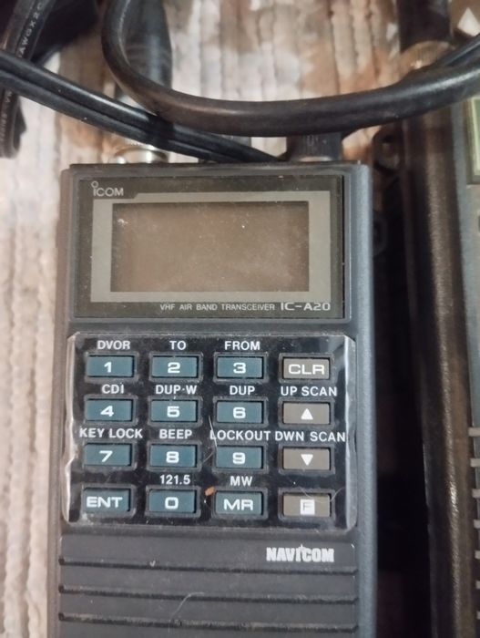 Lote de rádios transceptor de banda aérea icom