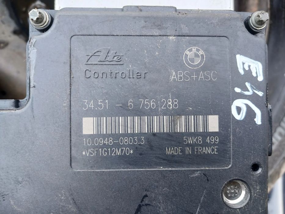 Pompa ABS ASC BMW E46 Sterownik 34516756288 1998-2007 gwarancja