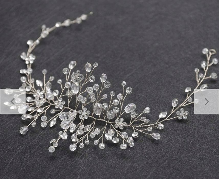 Diadem do włosów ślubny