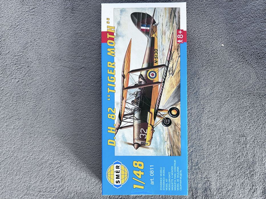 Samolot D.H.82 Tiger Moth model do sklejania Smer 0811