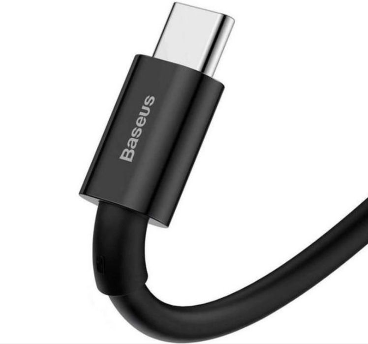 Кабель з чіпом Baseus USB to Type-C 66W 6А / 2 Метра / Швидка Зарядка