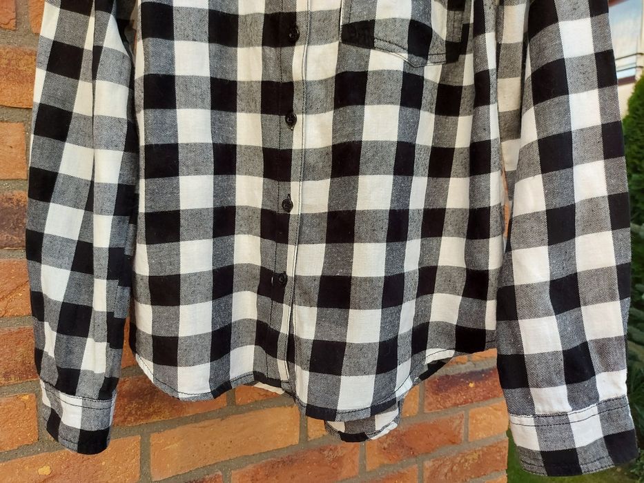 Koszula Cropp XS/36 w kratę bluza