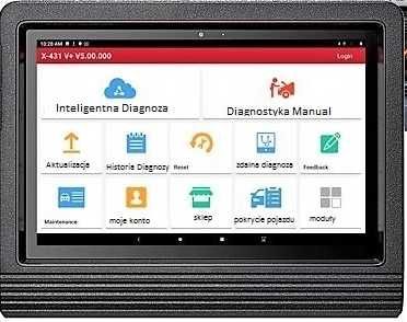 x431 launch pro V5.0 tester diagnostyczny  jezyk polski aktualizacje