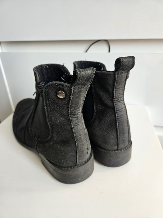 Buty botki muszkieterki czarne Lasocki 37