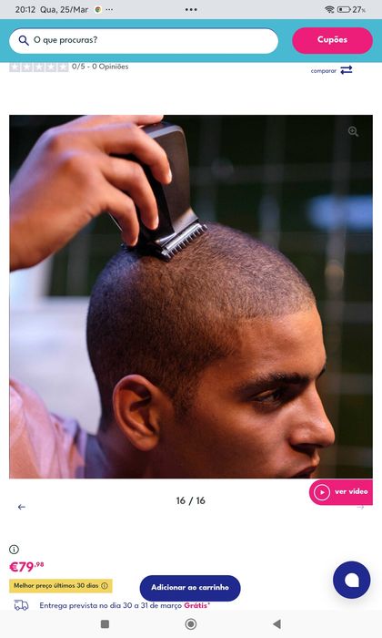 Maquina cortar cabelo e barba nova selada
Bom qualidade e durabilida