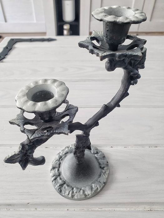 Świecznik "winorośl" metal