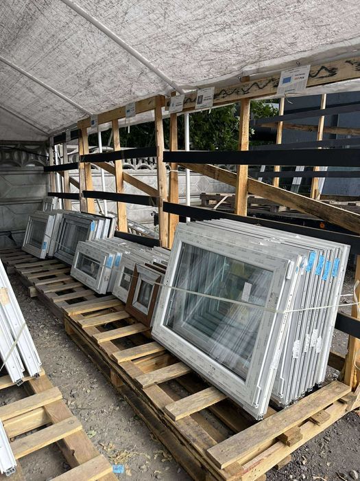Okno PCV 40x40 100x80 Różne rozmiary- do piwnic i garaży! Wysyłka