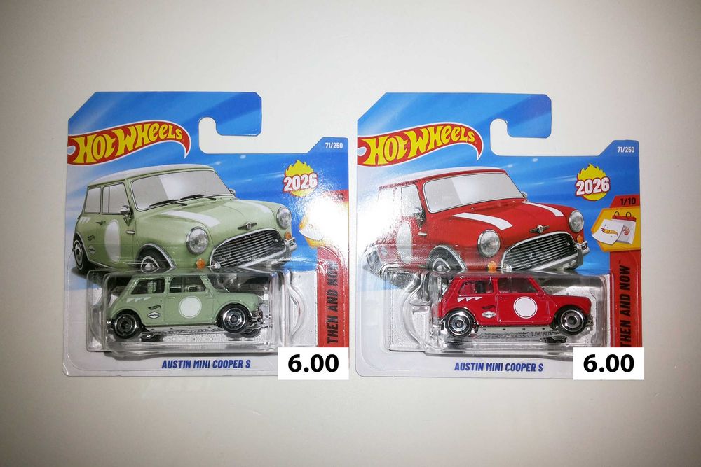 Mini Cooper - Carros da Marca Matchbox e Hot Wheels escala 1/64