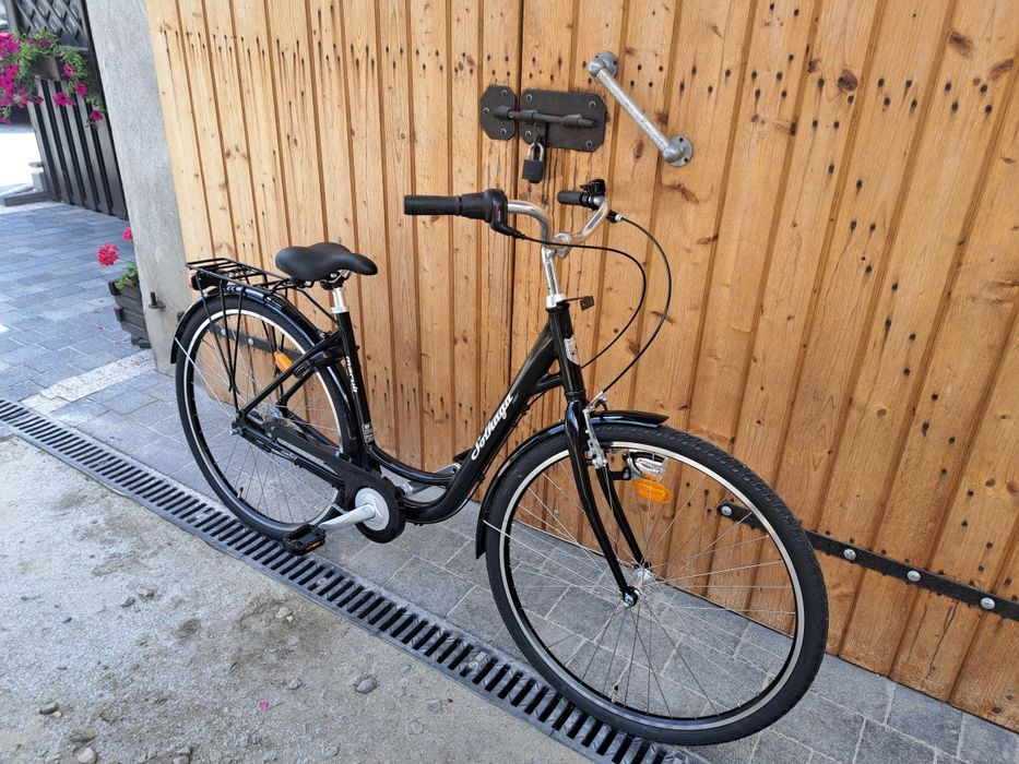 NOWY Rower miejski szwedzki Sothanga Gazelle Nexus 7 czarny łabędź 28