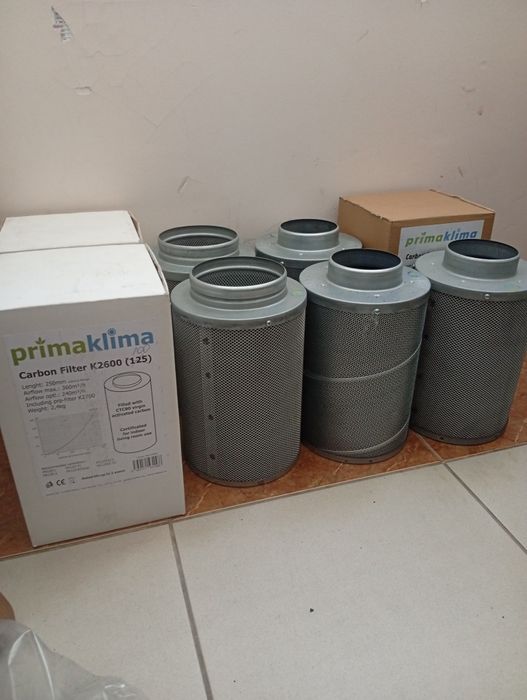 Prima Klima K2600 Karbon Filtre 360 m3/h 100 mm  угольный фильтр  фільтр вугільний для гроубокса