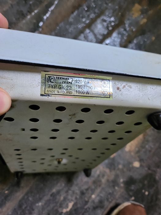 Płyta grzewcza jednopalnikowa 1000w Termika cepsa