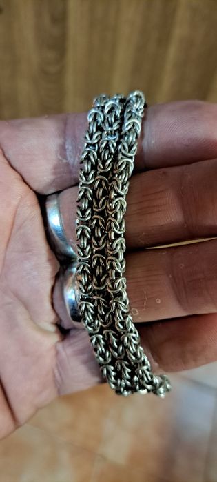 Cordão fio  em prata Virolinha.