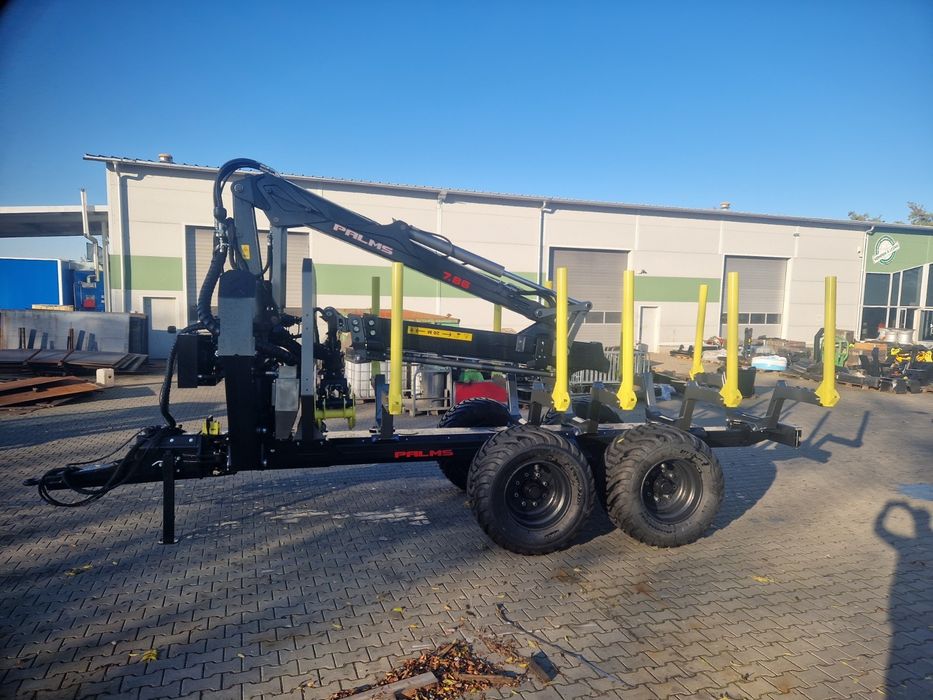 PALMS 11UX ŻURAW 7.87 - 8.7m - DMC 15 TON -  prehydraulik - przyczepa