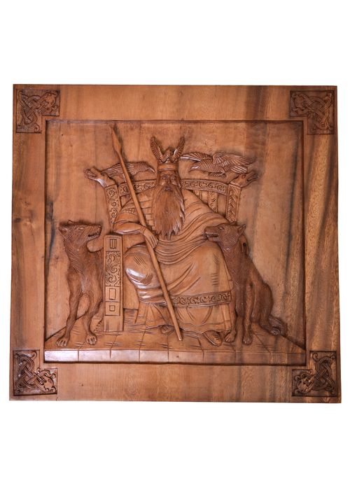 Drewniana Dekoracja Ścienna Odin Bm