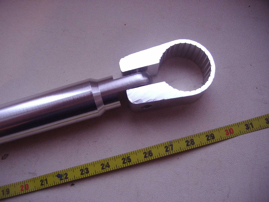 Распорка руля алюминиевая на велосипед самокат скутер (длина 30см)