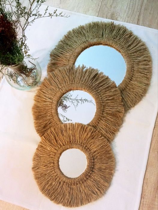 Espelhos boho x 3