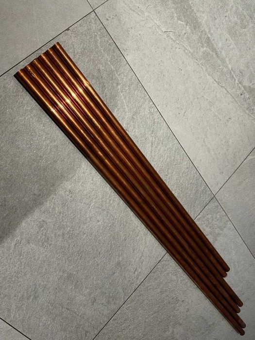 Труба мідна, жорстка, 19 мм, шматки, Італія
