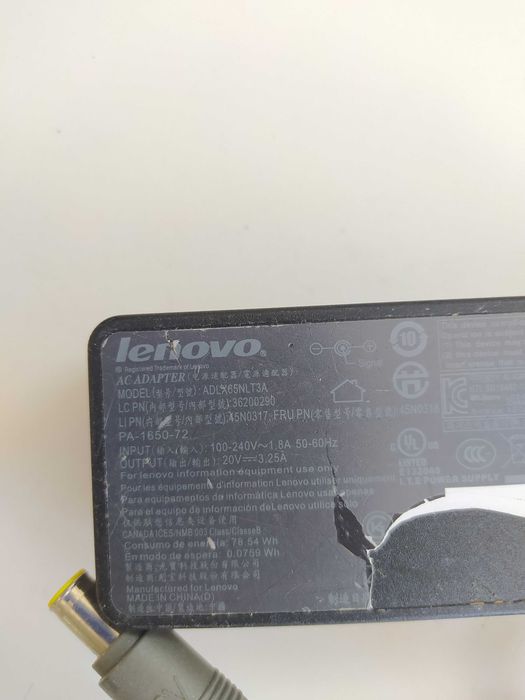 Transformadores Carregadores originais Toshiba Lenovo HP em bom estado de conservação e funcionamento PA-1121-04, API3AD01, PA-1650-72, 384019, 647982