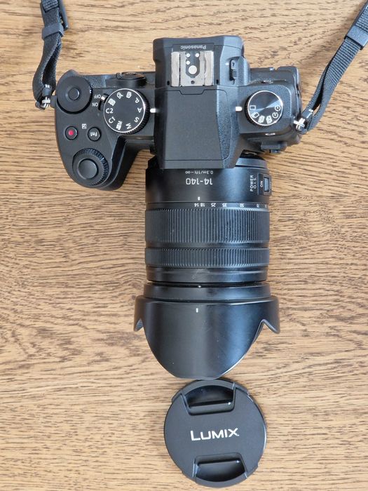 Panasonic Lumix G80 + 14-140mm OIS + Cartão 64GB
