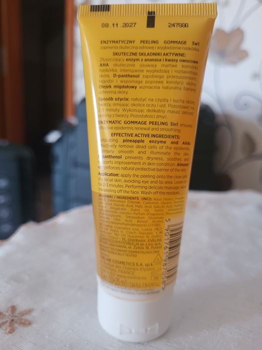 Eveline Cosmetics Enzymatyczny peeling gommage