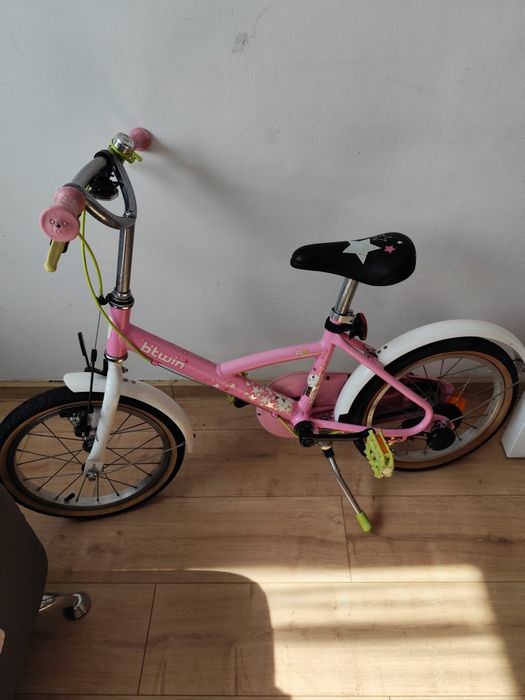 Rowerek 16 cali BTwin różowy