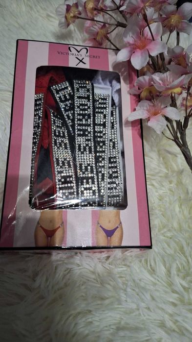 Walentynki Stringi cyrkonie L