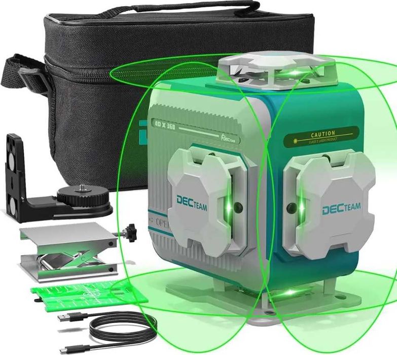 З гарантією 1 рік! Відкалібрований! Лазерний рівень Decteam M04CG