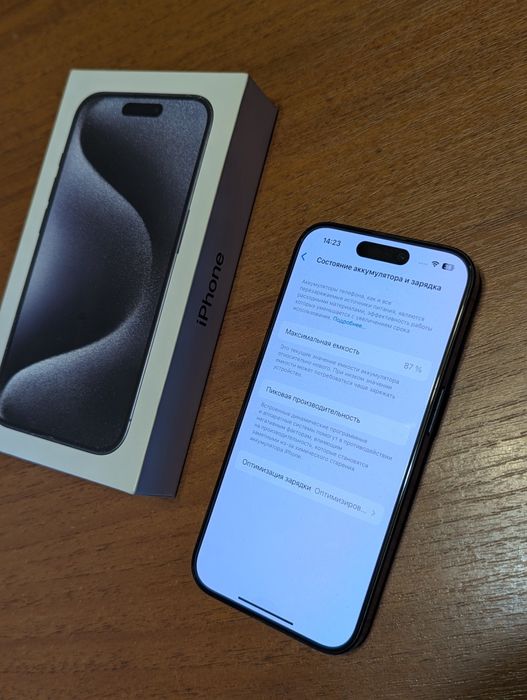 iPhone 15 pro 128 АКБ 87