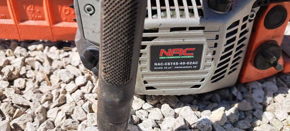 Piła łańcuchowa spalinowa pilarka NAC sprawna mały przebieg