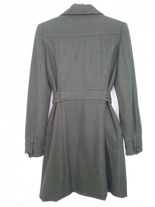 Czarny płaszcz damski M