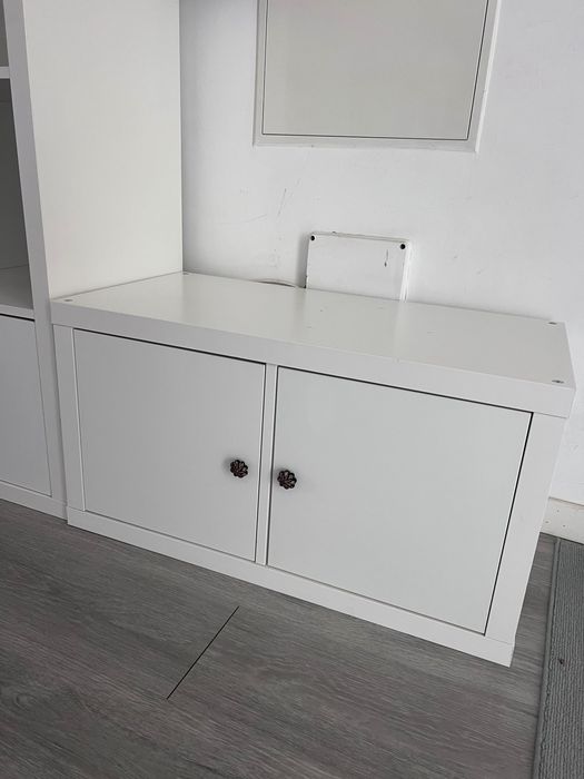 Móveis Kallax IKEA branco