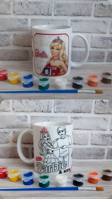 Хіт продажів! Чашка-розмальовка майнкрафт,роблокс,барбі,уенсдей,стендо