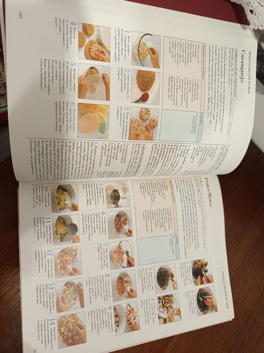 Livro sobre cozinha de microondas