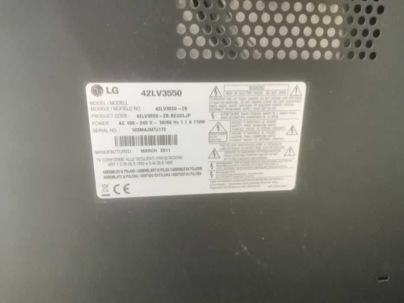 TV  da marca LG de 42 polegadas