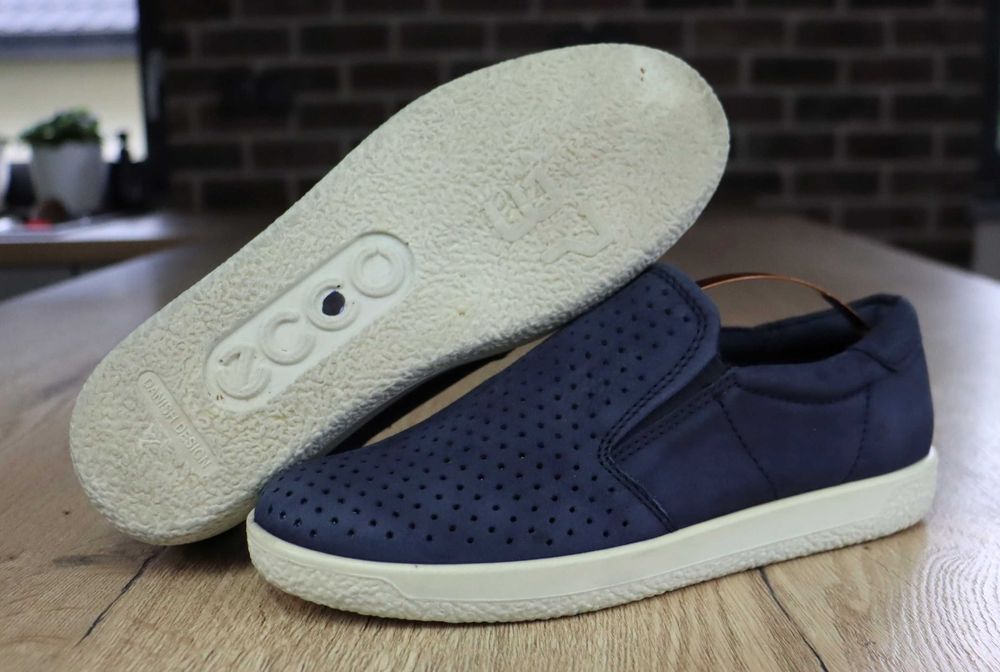 Ecco skórzane półbuty damskie 37 ( 24,5 cm)