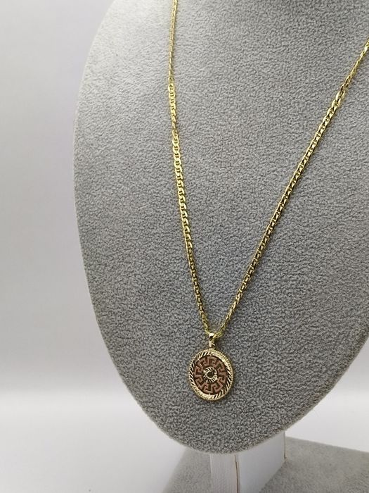 Złota Zawieszka Wzór Grecki Pr.585 Nowa Zapraszamy