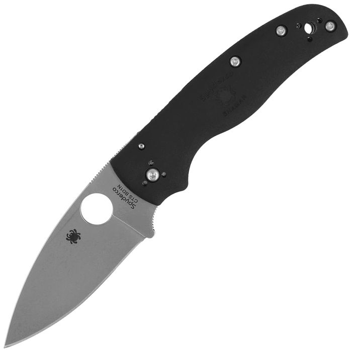 Nóż składany Spyderco Shaman Lightweight Black FRN, Satin (C229PBK)